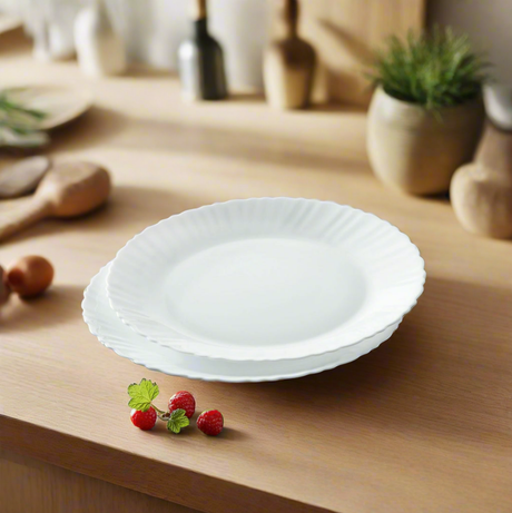 Luminarc Feston Dinner Plate 27cm Set of 6 Pcs Elegant and Durable Dining Plates- Furaha Finds Kenya