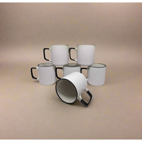 Set of 6 Quality Mugs | Durable and Stylish Drinkware for Everyday Use | Ideal For Home, Office, Or Special Occasions- Furaha Finds Kenya