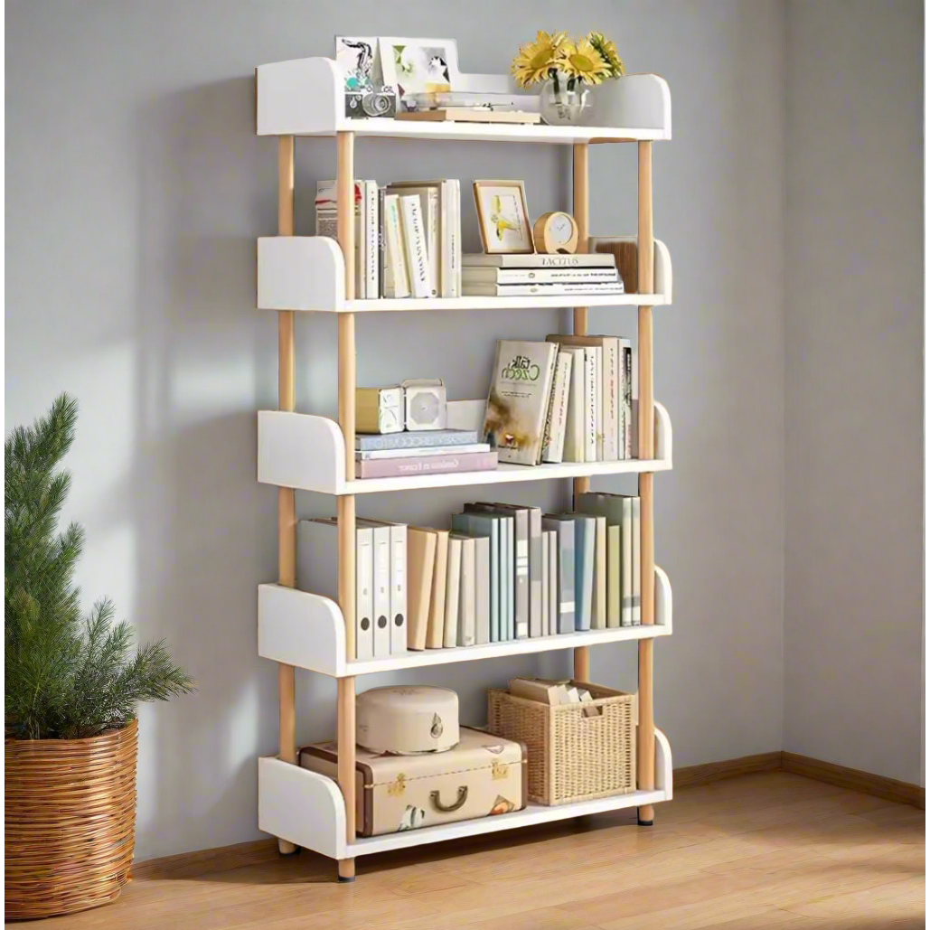 Modern Style Isobel Bookshelf Sleek & Versatile Design Height 141cm x Depth 60cm x Width 24cm