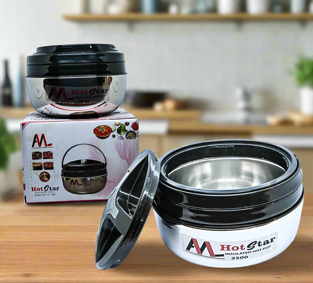 Premium Quality HotStar HotPot  2500ml Capacity.Keep your food warm for long hours and on go.