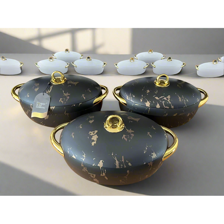 Nordic Insulated Hotpots 3Piece Set Stylish & Heat Retaining- Furaha Finds Kenya