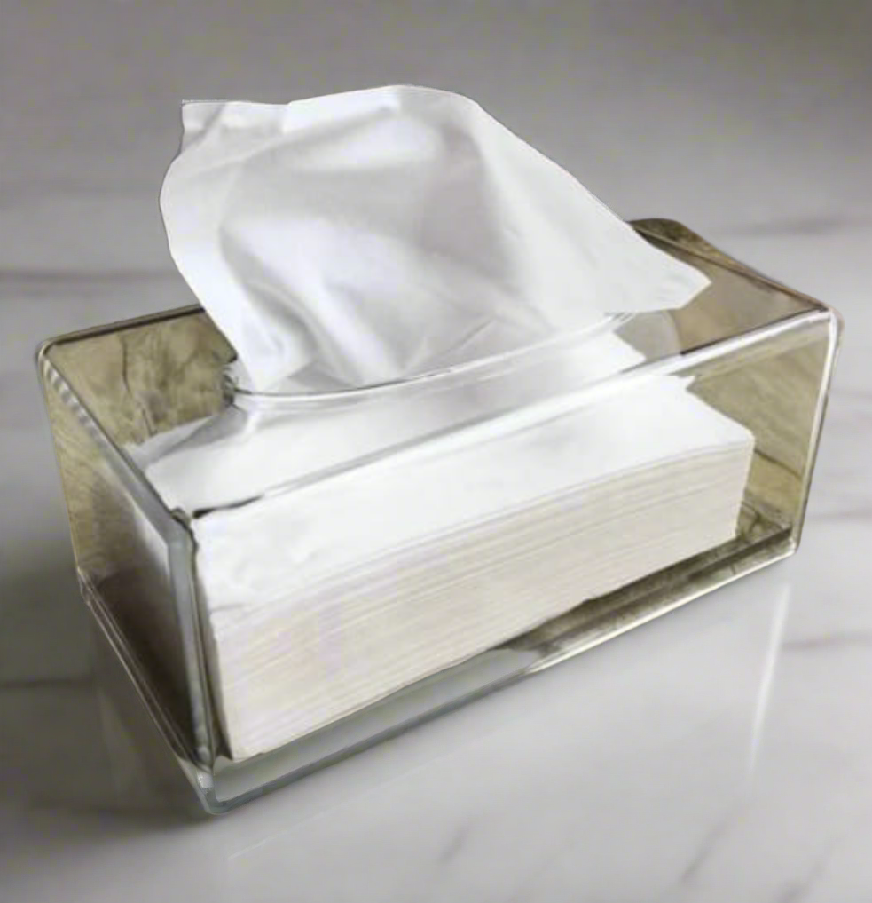 Furaha Finds Clear Acrylic Serviette Holder Modern Napkin Dispenser Stylish & Functional