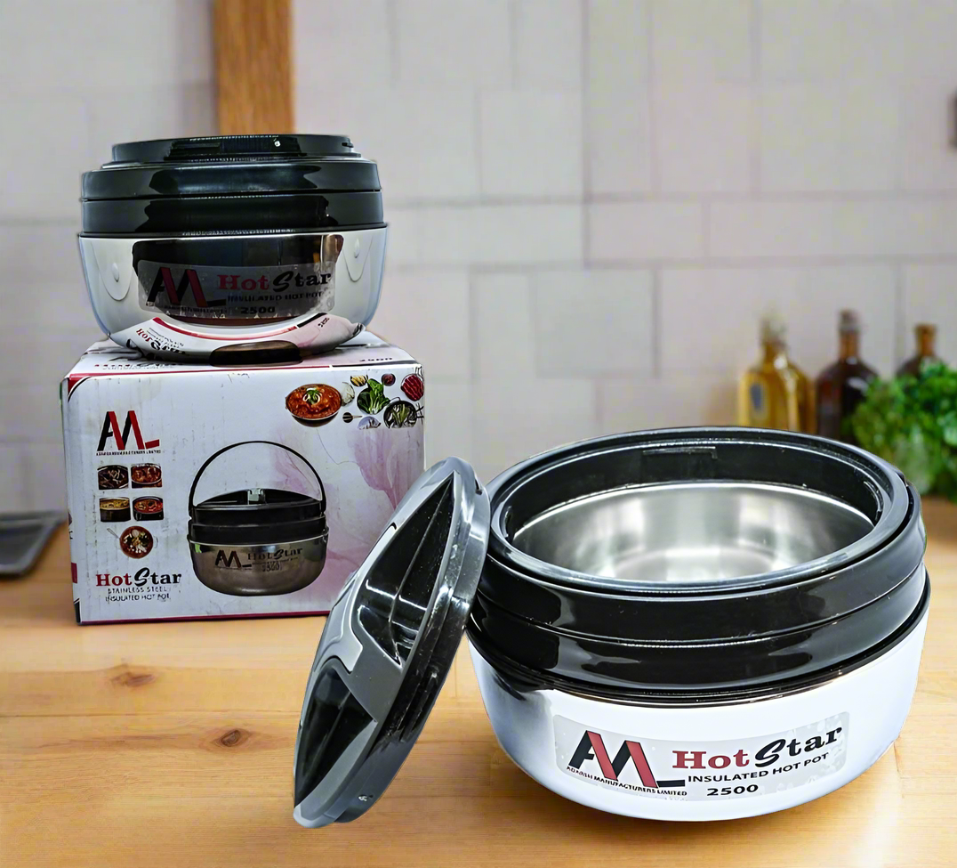 Premium Quality HotStar HotPot  2500ml Capacity.Keep your food warm for long hours and on go.