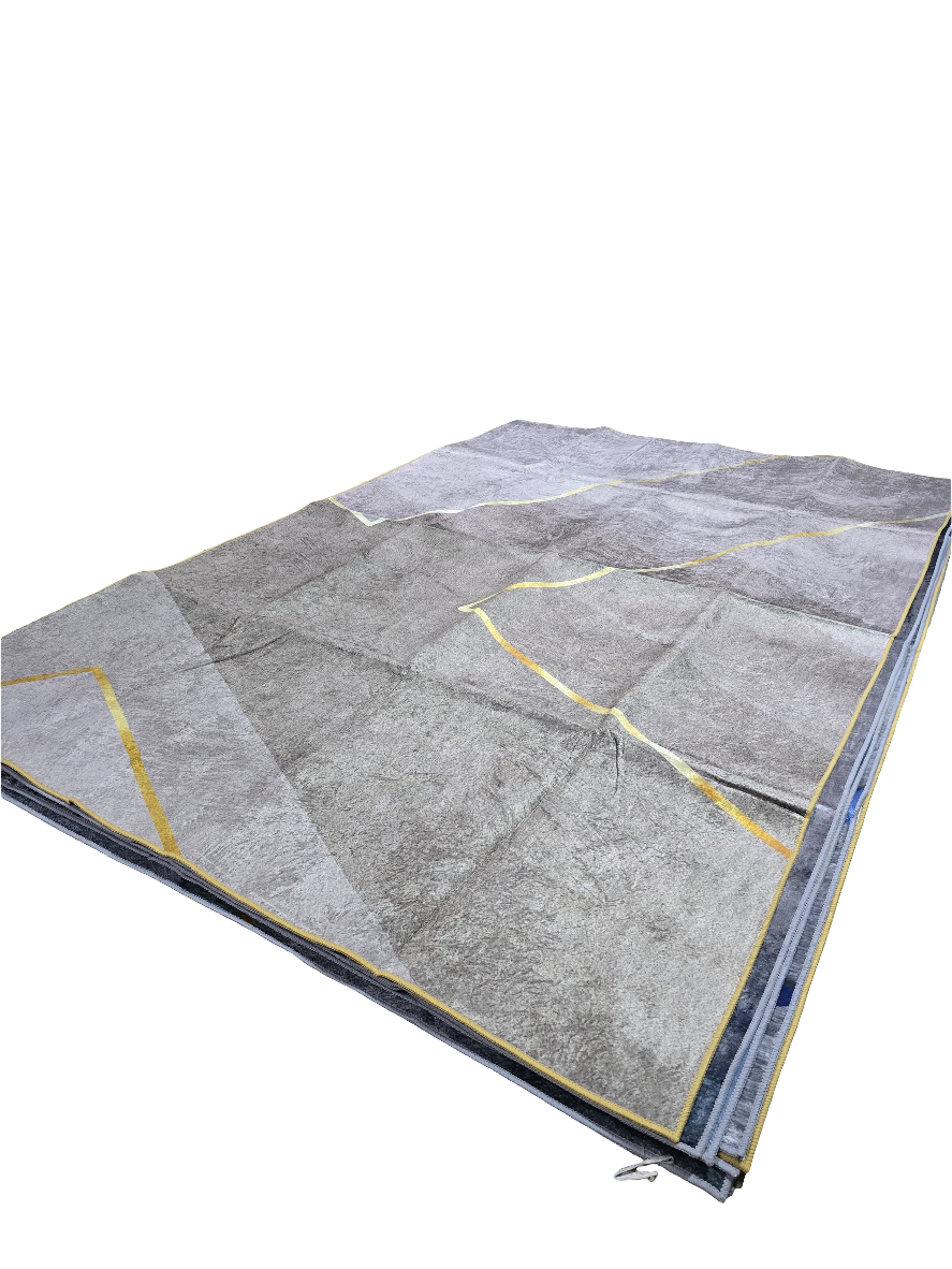 3D Carpet with Rubber Bottom Non-Slip Design 7x10 Feet