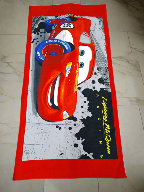 Furaha Finds cartoon themed towels soft absorbent and kid friendly perfect for bath beach and swimming pool use