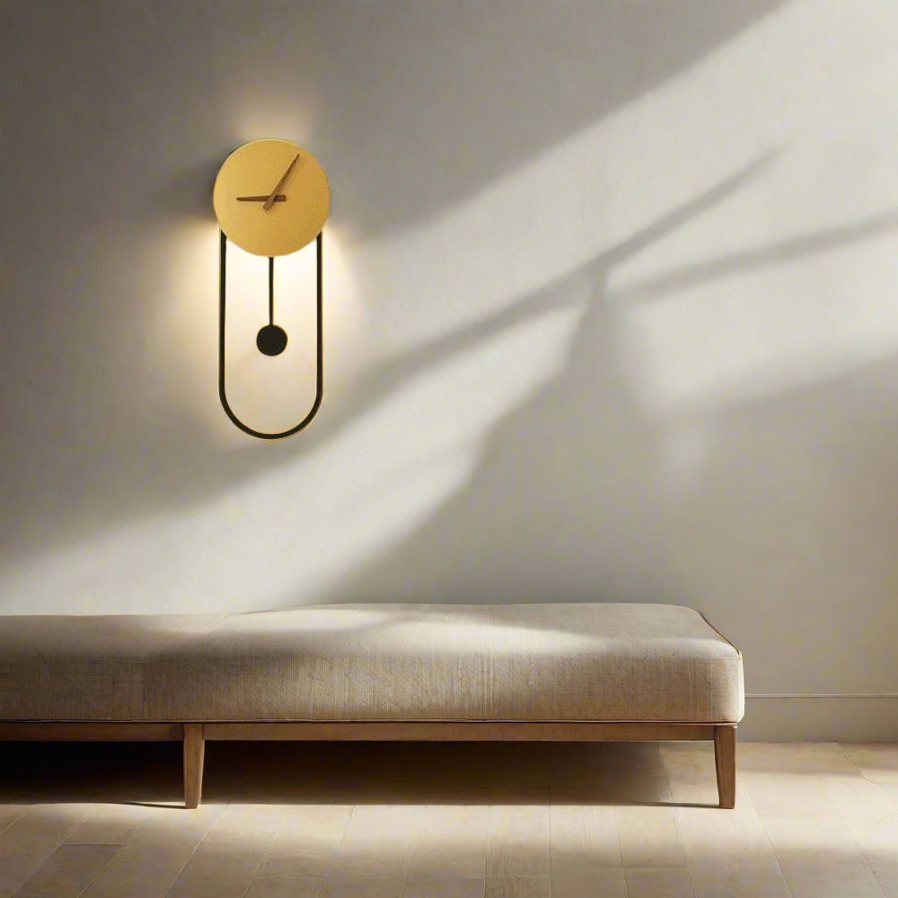 Furaha Finds Nordic Wall Mounted LED Wall Light with Pendulum Minimalist linear design,energy efficient modern lighting for bedrooms,living rooms,and hallways.