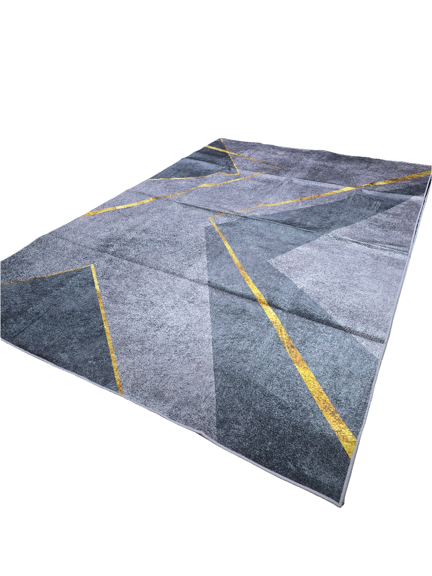 3D Carpet with Rubber Bottom Non-Slip Design 7x10 Feet