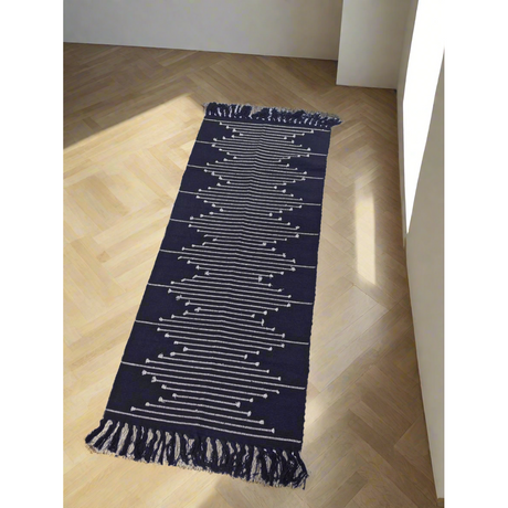 Bohemian Geometric Rugs with Tassels Stylish Indoor Area Rugs 60cm x 130cm