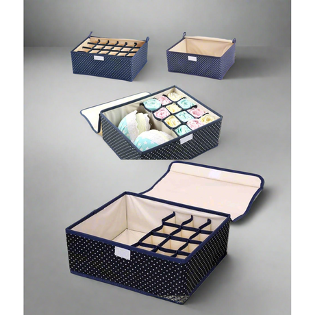 13 Grid Undergarment Organizer 3in1 Closet Organizer with Lid Moisture Proof & Dust Proof- Furaha Finds Kenya