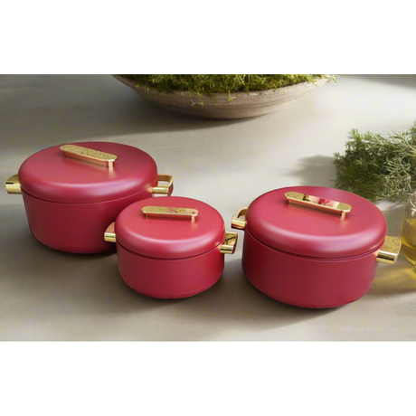 Luxurious Insulated Hotpots 3-Piece Set with Magnetic Lids- Furaha Finds Kenya