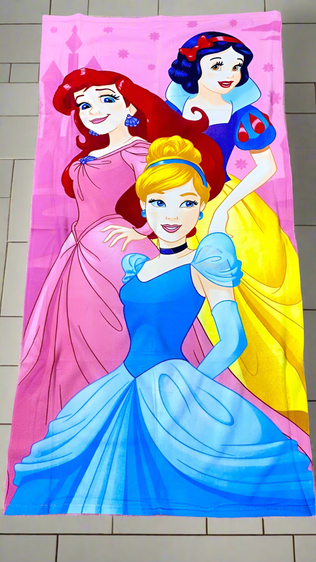 Furaha Finds cartoon themed towels soft absorbent and kid friendly perfect for bath beach and swimming pool use