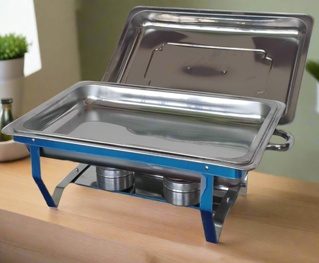 Furaha Finds stainless chafing dish.