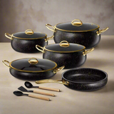 9 Piece Granite Classy Cookware Set- Furaha Finds Kenya