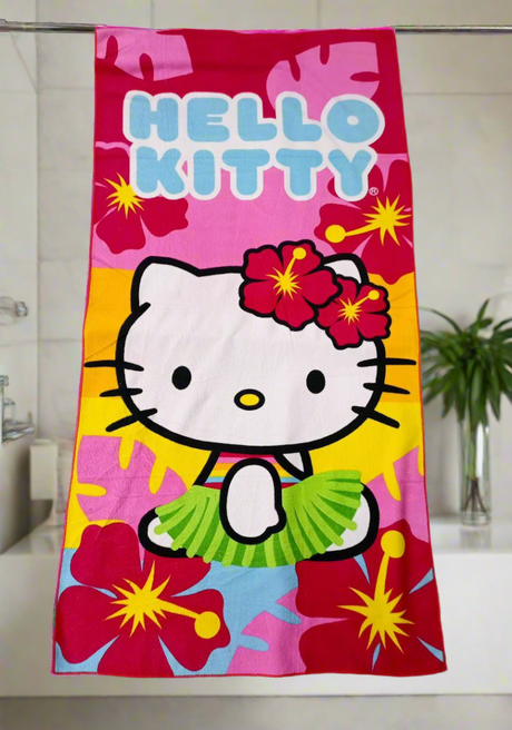 Furaha Finds cartoon themed towels soft absorbent and kid friendly perfect for bath beach and swimming pool use
