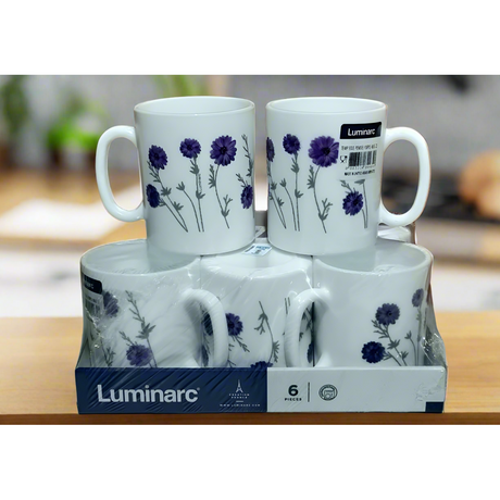 Luminarc Deco Mug Stylish Glass Mug for Hot & Cold Beverages- Furaha Finds Kenya