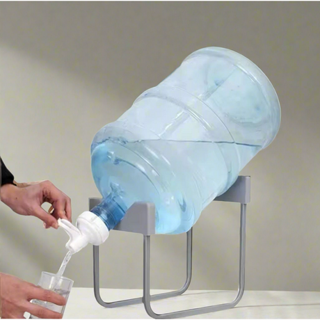 Grey Detachable Water Stand and Dispenser Pump Easy to Use & Portable- Furaha Finds Kenya
