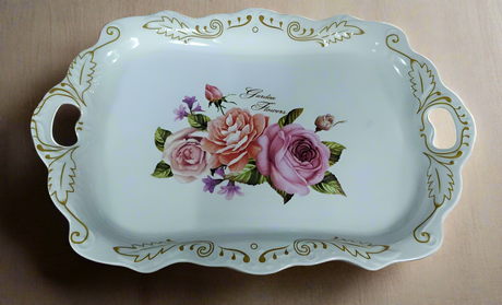 Furaha Finds Melamine Serving Tray 54cm durable large serving platter, perfect for home, restaurants, catering, and events with a lightweight, non slip design.