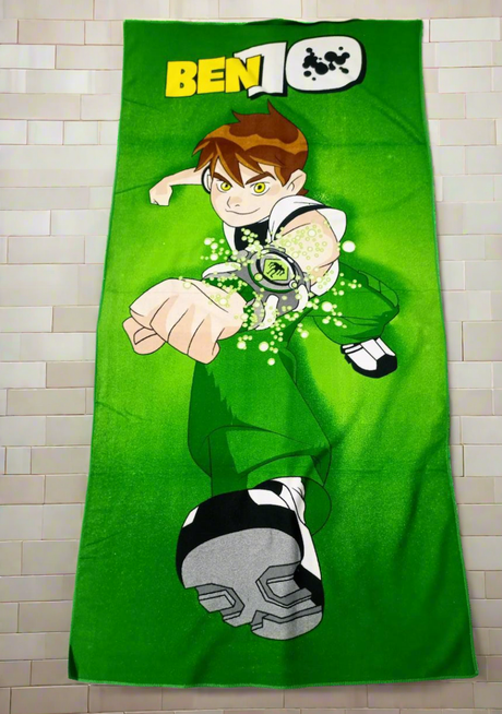 Furaha Finds cartoon themed towels soft absorbent and kid friendly perfect for bath beach and swimming pool use