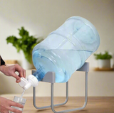 Furaha Finds detachable water stand and dispenser pump in grey. Portable, easy-to-use manual water dispenser
