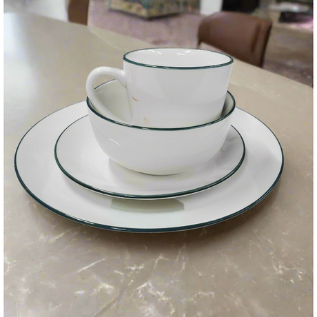 Durable 24-Piece Ceramic Dinnerware Set | with Elegant Design | Kitchenware | Tableware |- Furaha Finds Kenya