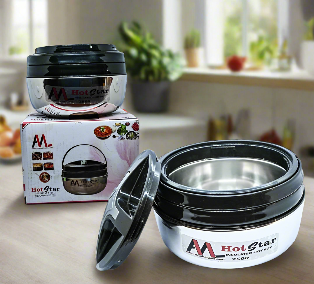 Premium Quality HotStar HotPot  2500ml Capacity.Keep your food warm for long hours and on go.