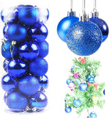 24pcs Christmas Balls Decoration Set