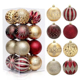 16 pcs Set Christmas Ball - 8cm