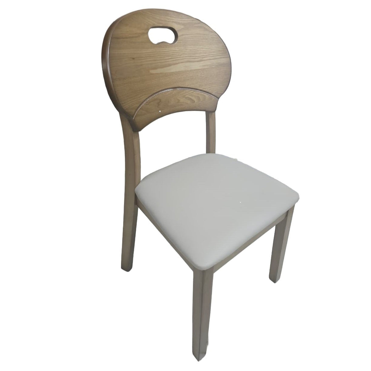 Elegant Wooden Dining Chair in Rich Brown Finish – Durable and Stylish Design