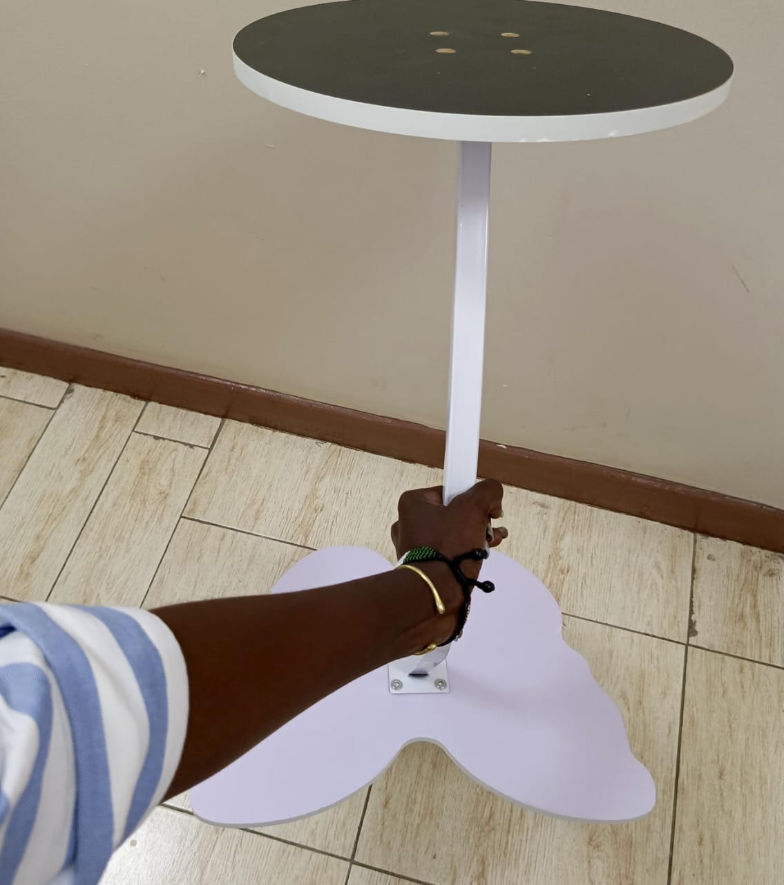 Modern Butterfly Shaped Side Stool Table