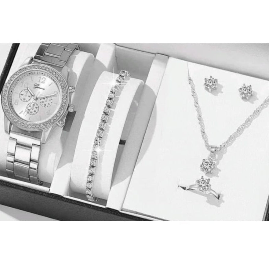 5In1 Geneva Ladies Gift Set - Silver