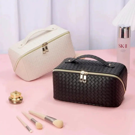 Woven Texture Pillow Cosmetic Bag Bags & Accessories Makeup Bags