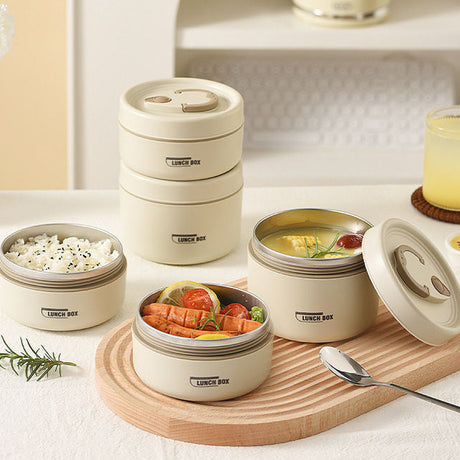 5 in 1 Insulated Lunch Set Combo | 4 Lunch Boxes & 1 Bag for Students & Adults- Furaha Finds Kenya