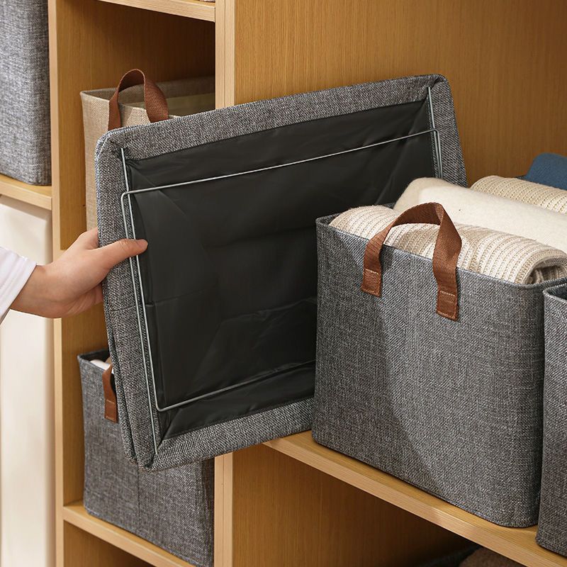 Foldable Multipurpose Hard Fabric Closet Organizer 50cm x 35cm x 24cm- Furaha Finds Kenya