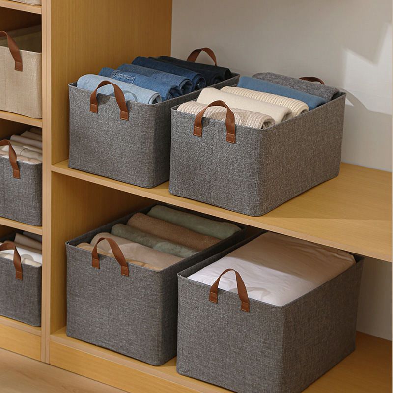 Foldable Multipurpose Hard Fabric Closet Organizer 50cm x 35cm x 24cm- Furaha Finds Kenya