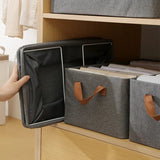 Collapsible Hard Fabric Closet Organizer