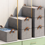 Foldable Multipurpose Hard Fabric Closet Organizer 50cm x 35cm x 24cm- Furaha Finds Kenya