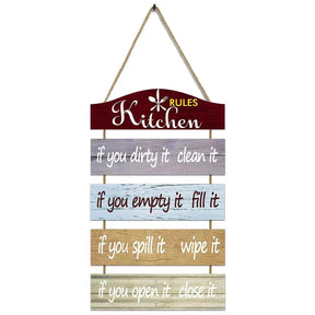 Kitchen Rules Wall Art Decor Home Décor Prints