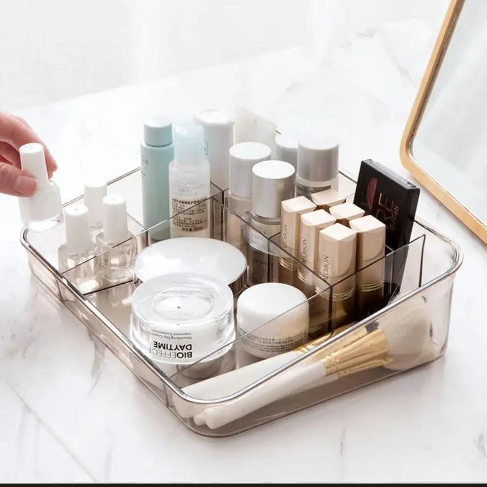 Acrylic Make Up & Cosmetic Storage Tray Organizer Beauty & Cosmetic Storage Household Storage Containers