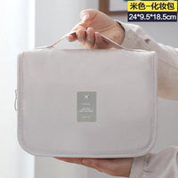 Foldable Waterproof Makeup Cosmetic Bag with Large Capacity and Multiple Prints Cosmetic Organizer Makeup Bags