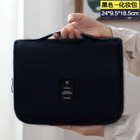 Foldable Waterproof Makeup Cosmetic Bag with Large Capacity and Multiple Prints Cosmetic Organizer Makeup Bags