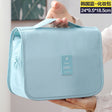 Foldable Waterproof Makeup Cosmetic Bag with Large Capacity and Multiple Prints