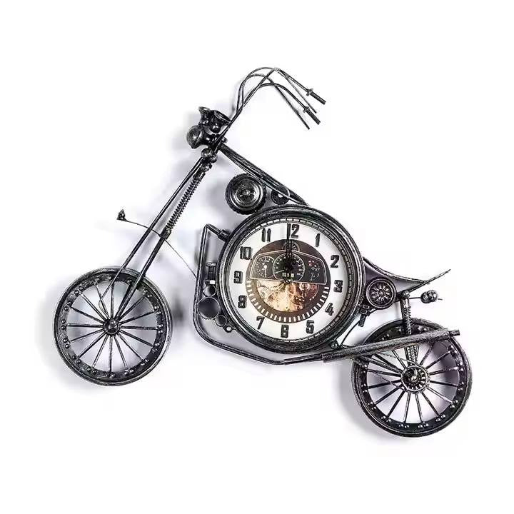 Daifa Luxury Quartz Wall Clock with Metal Frame and Still Life Decorative Pattern
