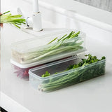 2piece Refrigerator Herb Storage Box – Fresh Keeping Crisper Organizer with Lid Kitchen Storage Food Storage Containers