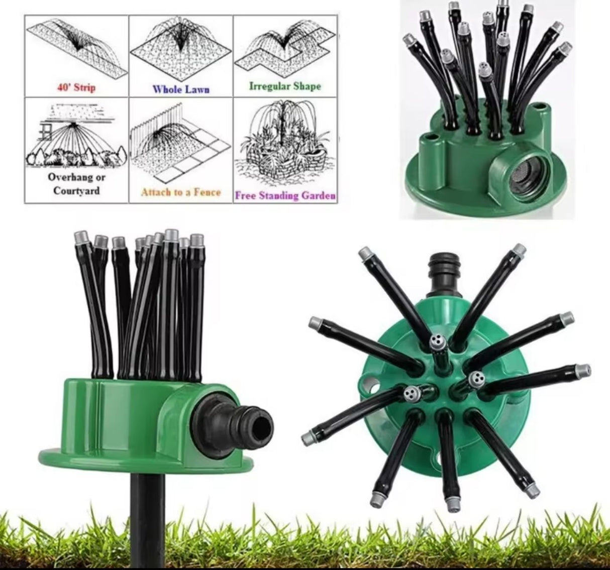 360 Degrees Automatic Garden Sprinkler