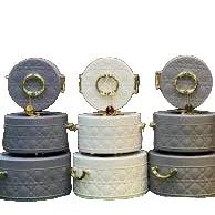 Luxurious Round Insulated Hotpots Set - 3 Piece (1.5L, 2L, 2.5L) Kitchenware Insulated Bags
