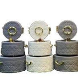 Luxurious Round Insulated Hotpots Set - 3 Piece (1.5L, 2L, 2.5L) Kitchenware Insulated Bags