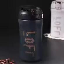 600ml (20 oz) Loff Thermos Cup with Straw Kitchen & Dining Thermoses