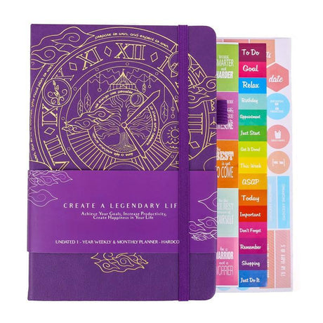 Undated A5 Goal Setting Planner | Daily, Weekly & Monthly Organizer