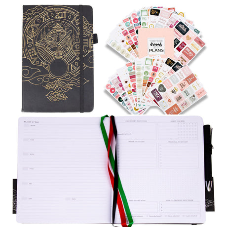 Undated A5 Goal Setting Planner | Daily, Weekly & Monthly Organizer