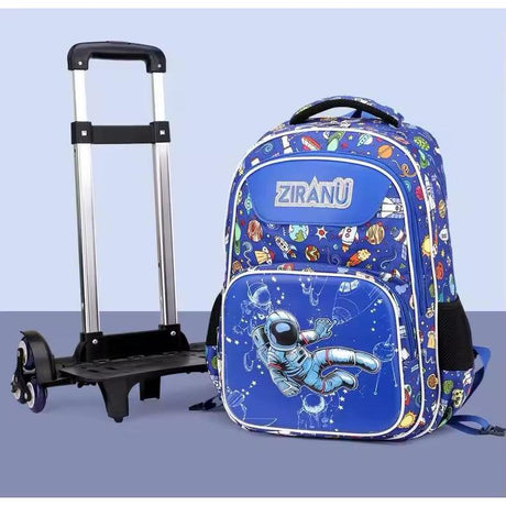 6 Wheel ZIRANYU School Wheeled Backpack